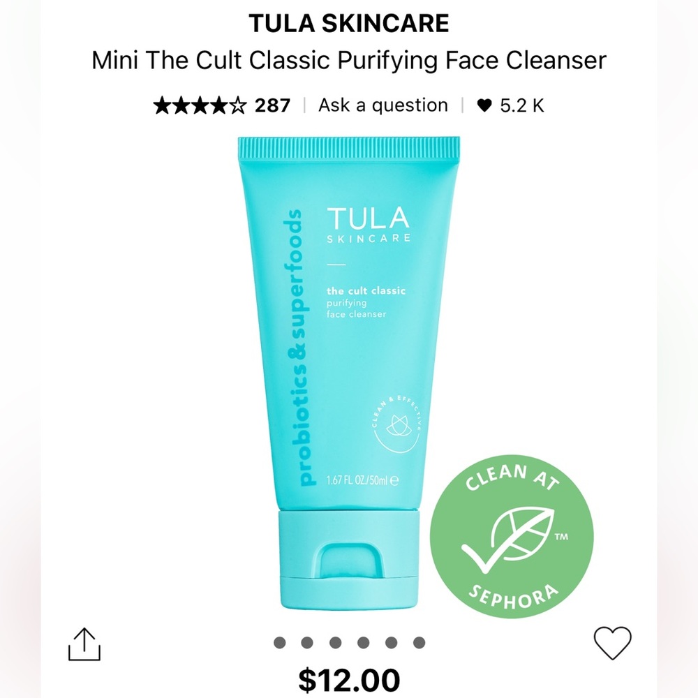 Tula Purifying Cleanser, never used!